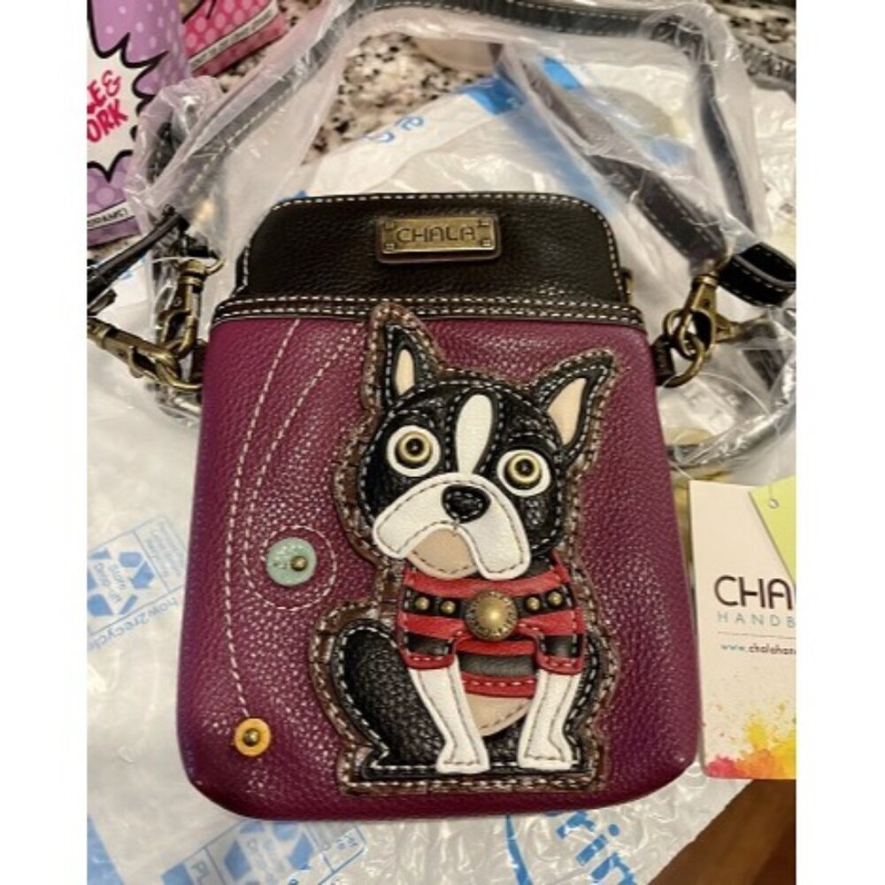 New Cell Phone Crossbody Purse-Women PU Leather/Canvas Multicolor Handbag